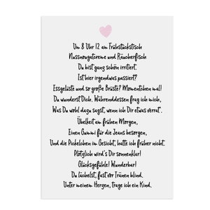 Cartolina Annuncia Gravidanza POESIA Diventerai papà! Diventerai nonna!
