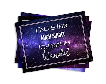 Postcards Sayings Set of 12 UNIVERSUM Sayings Postcards Motivational Cards