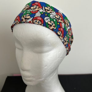 Kids Hairbands, headband, Fun fabrics Mario & Luigi