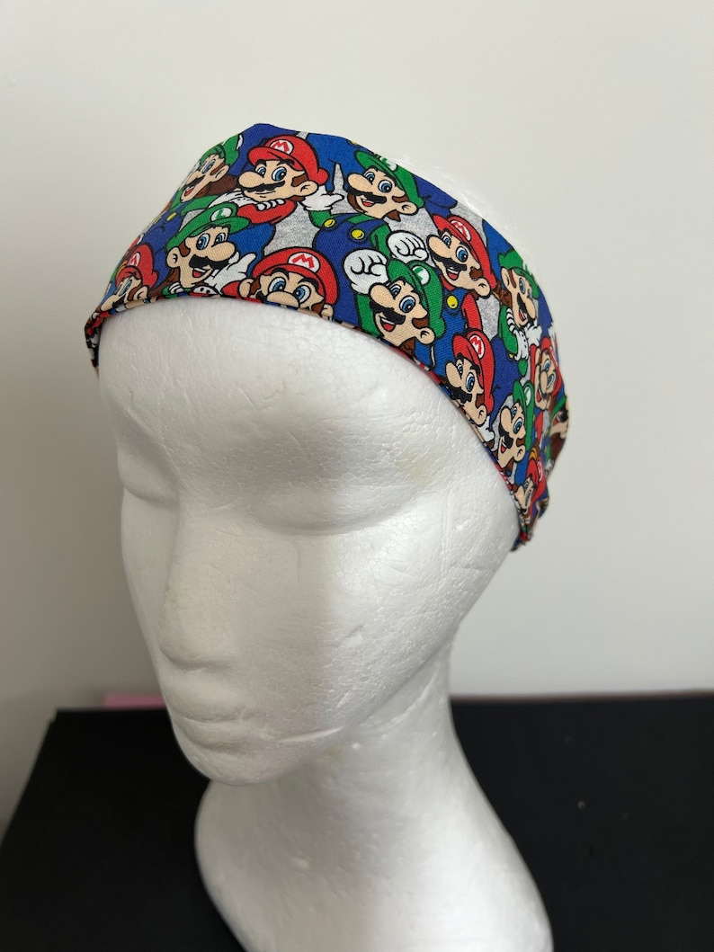 Kids Hairbands, headband, Fun fabrics Mario & Luigi