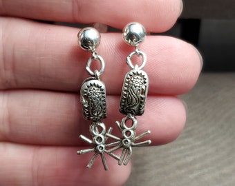 Sterling Silver Horse Stirrup Earrings