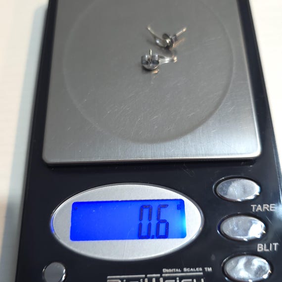 Sterling Silver Tiny Bird Stud Earrings A1368 - image 6