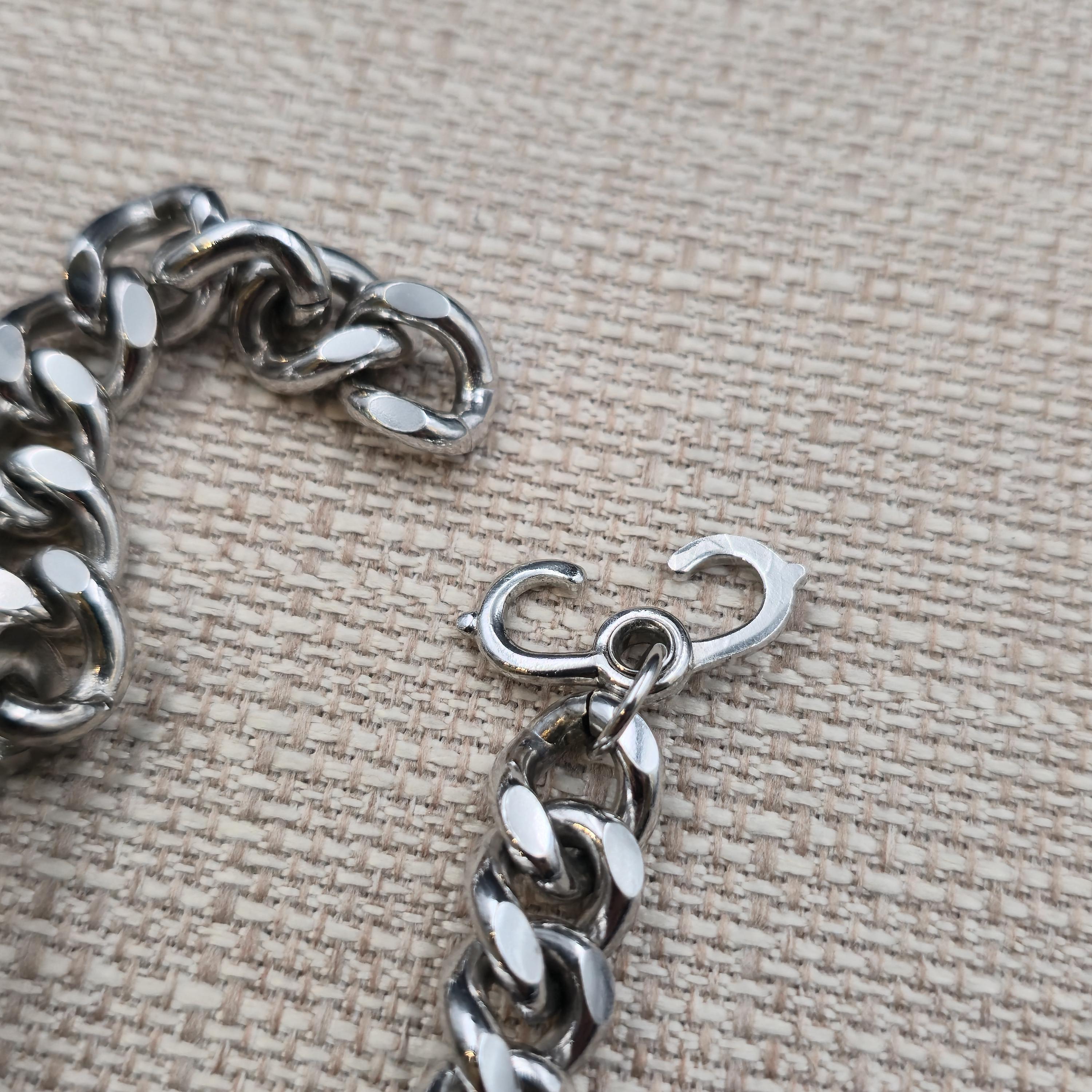 8 Inch Swank Brand Roger Name Heavy Men's Chain Bracelet B1023 - Etsy