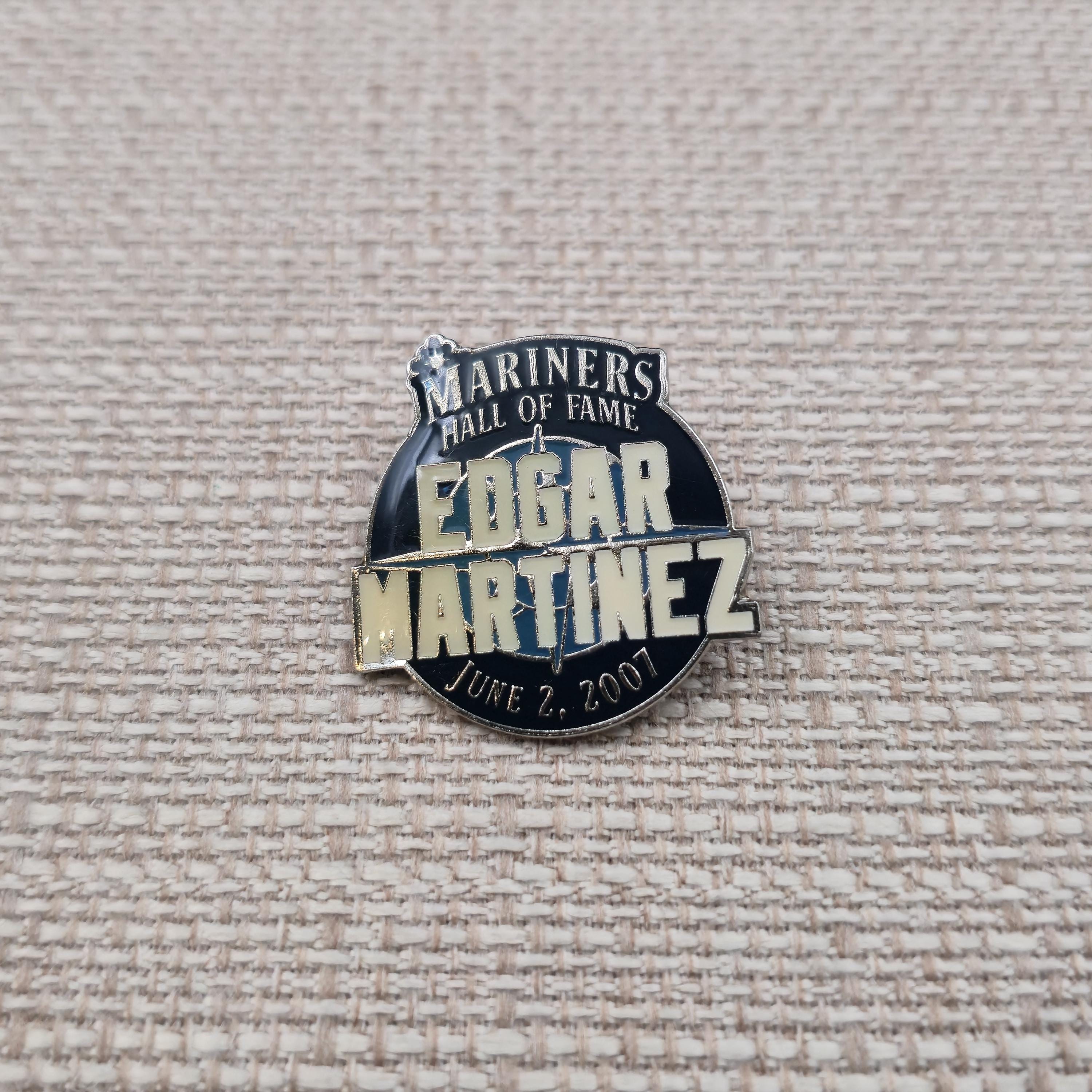 Edgar Martinez Seattle Mariners Hall of Fame Induction Pin - June 2 ...