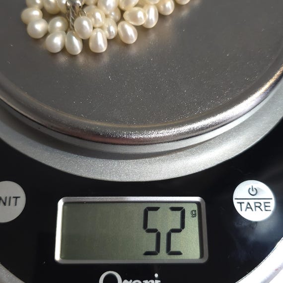 16 Inch Sterling Silver Quality Solid White Pearl… - image 8