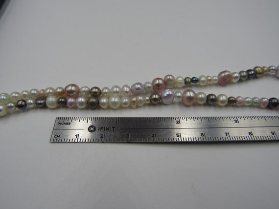 18" String Of Pearls Necklace Vintage Costume Jew… - image 4