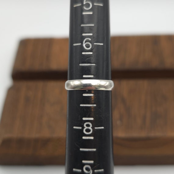 Size 7 Sterling Silver Faceted Rough Ruby Stone R… - image 5