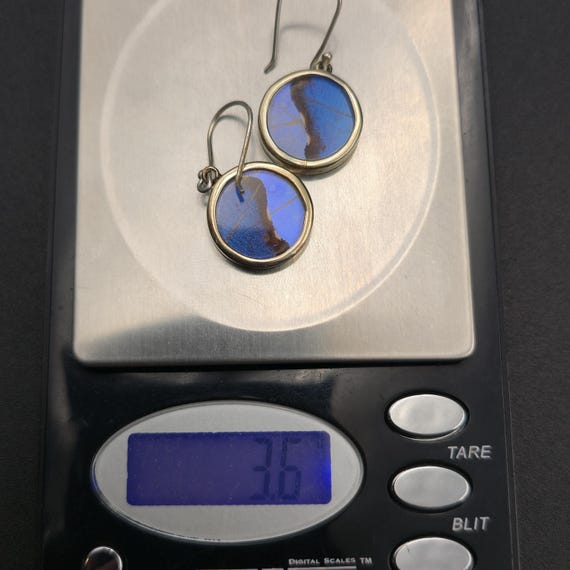 Sterling Silver Unique Pattern Half Hoop Earrings… - image 6