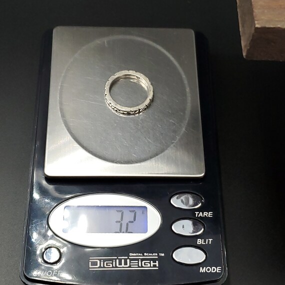 Size 7 Sterling Silver Unique Pattern Silpada Bra… - image 6