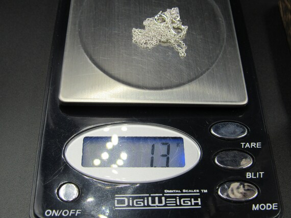 18" Sterling Silver Crystal Tiny Infinity Necklac… - image 5