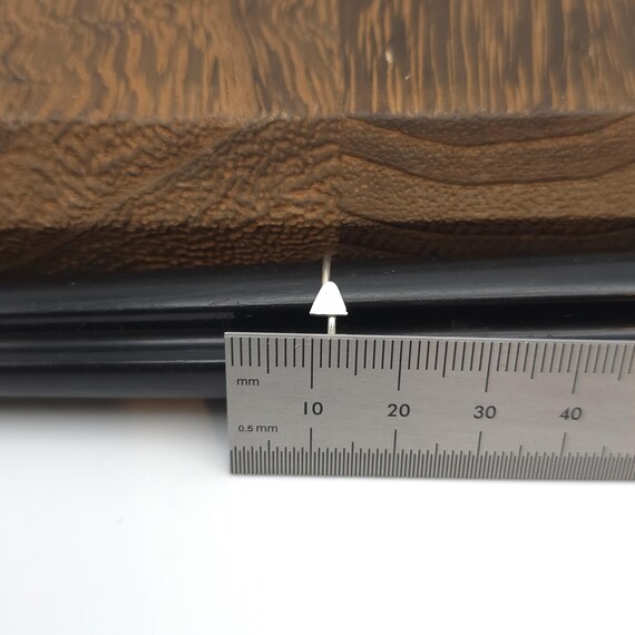 Size 7 Sterling Silver Rustic Double Triangle Rin… - image 5