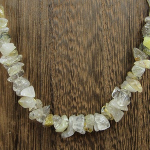 16&quot; Sterling Silver Semi Precious Various Stones Necklace Vintage Minimalist Everyday Beautiful Sexy Special Gift Idea Bohemian Cute