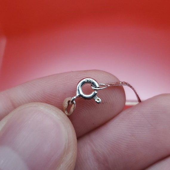 7 Inch 925 Sterling Silver Rustic Pattern Chain B… - image 4