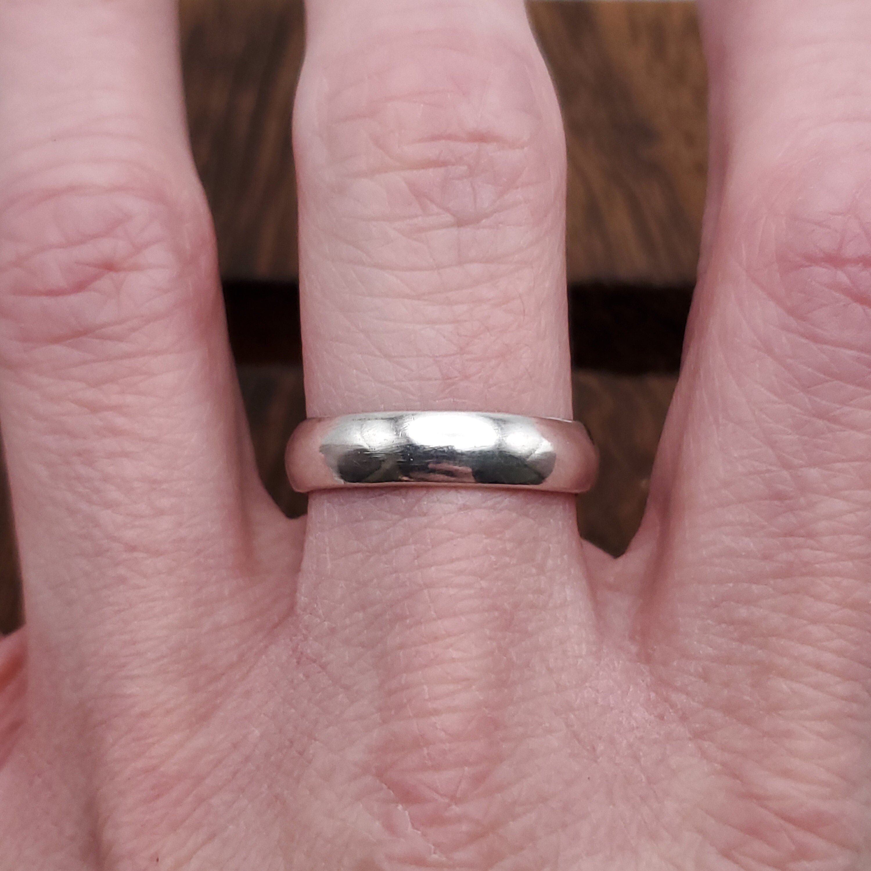 Size 9.25 925 Sterling Silver Cool Unisex Solid Ring - Etsy