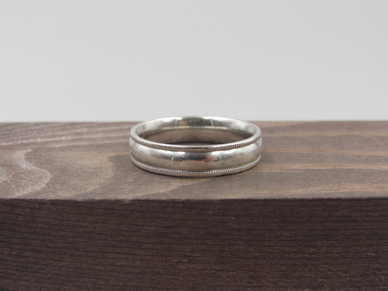 Size 9.75 Sterling Silver Large Stylish Band Ring Vintage Statement Engagement Wedding Promise Anniversary Bridal Cocktail Friendship