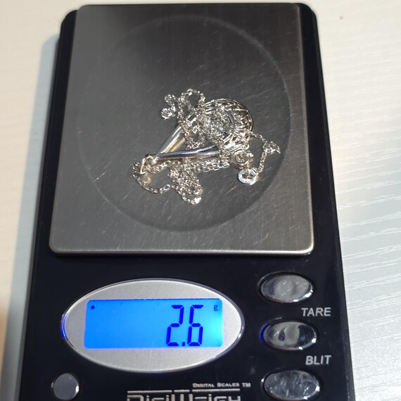 18 Inch Sterling Silver Celtic Pattern Pendant Ne… - image 6