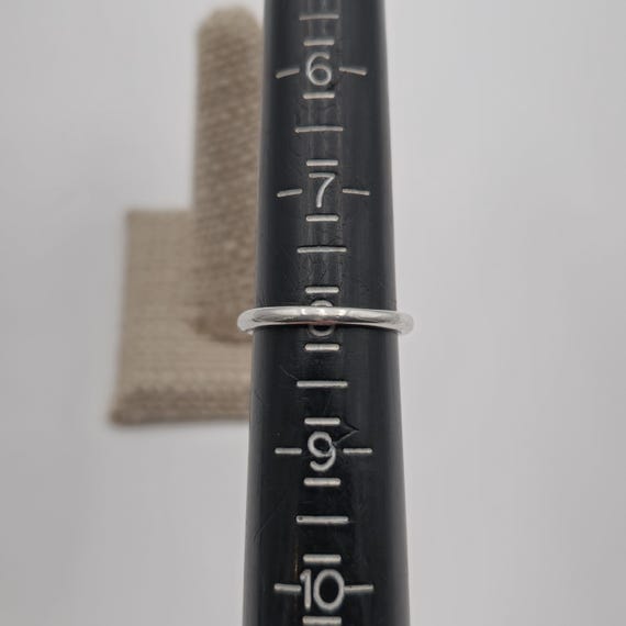 Size 8 Sterling Silver Oval Red Ruby Gemstone Rin… - image 7