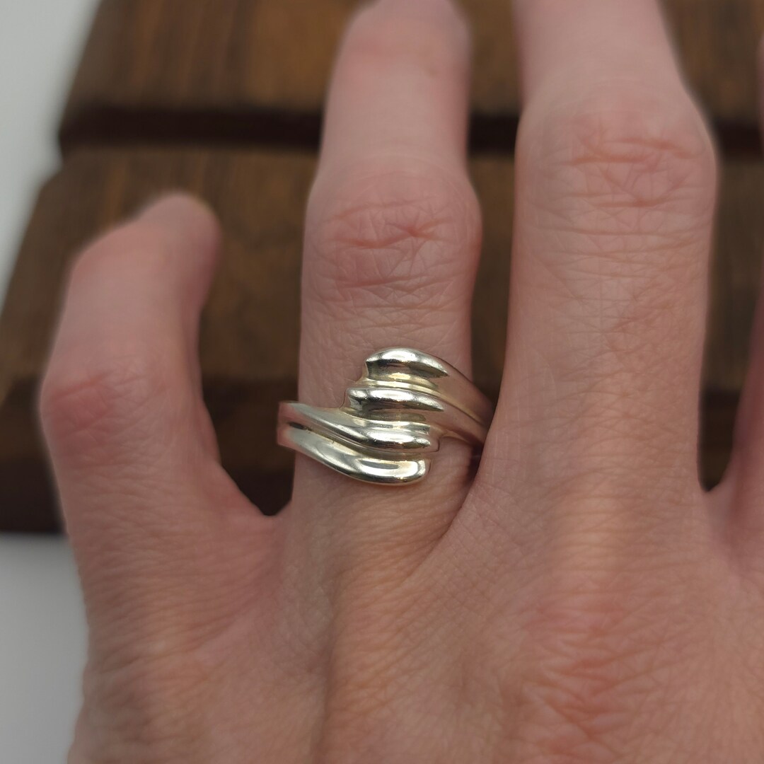 vintage silver college ring 調整可 Customizable Vintage Style Graduation Ring: Sterling Silver