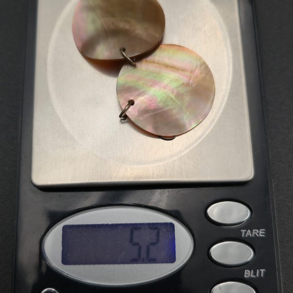 Copper Simple Round Shell Beach Dangle Earrings A… - image 5