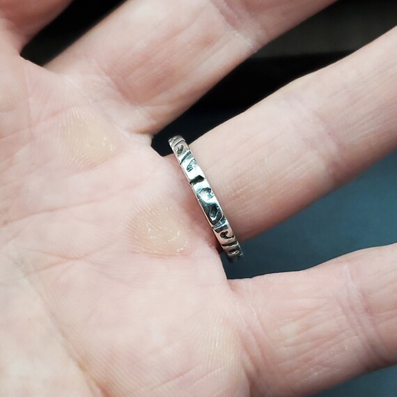 Size 7 Sterling Silver Unique Pattern Silpada Bra… - image 2