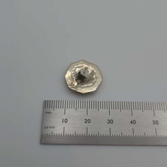 Sterling Silver Nature Flower Solid Stud Earrings… - image 5