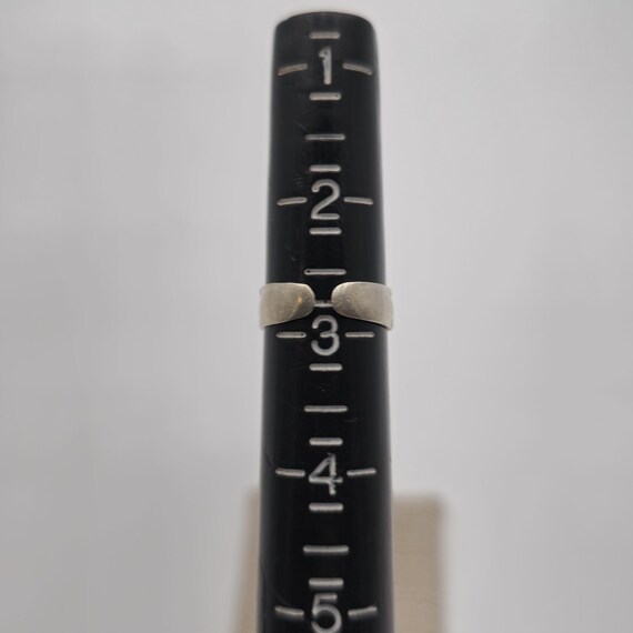 Size 2.75 Sterling Silver Cute Pattern Toe Band R… - image 5