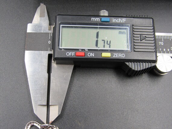 Sterling Silver Interlocking Diamond Chip Heart P… - image 4