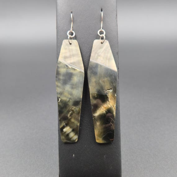 Silver Plated Over Copper Large Shell Handmade Da… - image 1