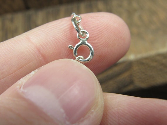 24 Inch Sterling Silver CBM Initials Pendant Neck… - image 4