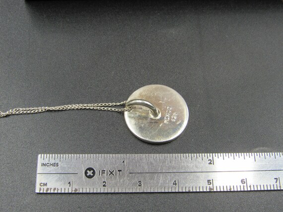 24 Inch Sterling Silver CBM Initials Pendant Neck… - image 5