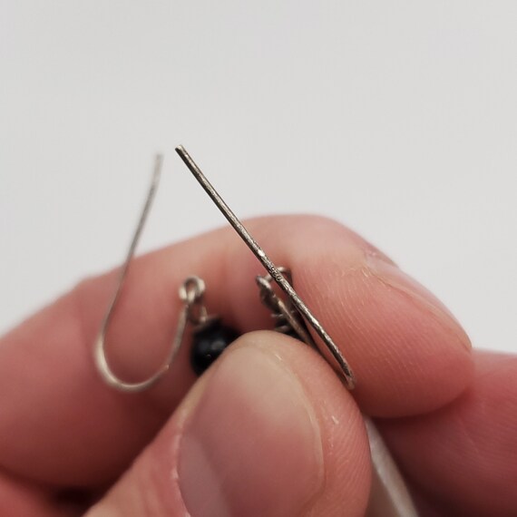 925 Sterling Silver Rectangle Shell And stone Tar… - image 3