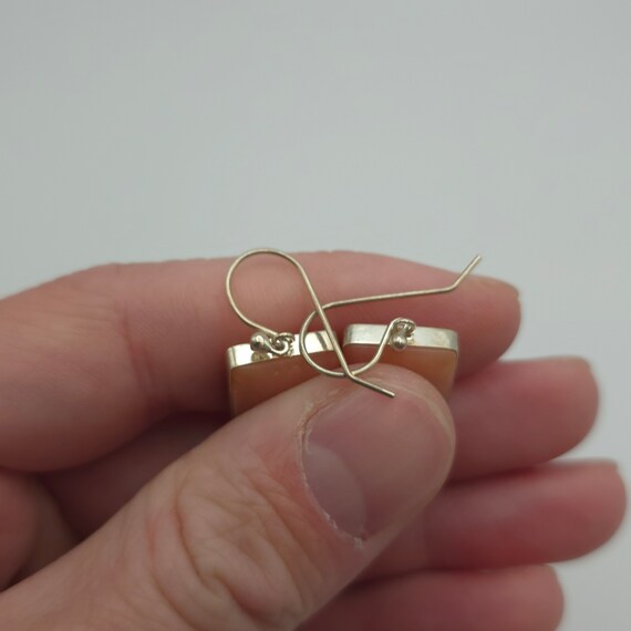 SOLD Peach Stone Sterling Silver Ring