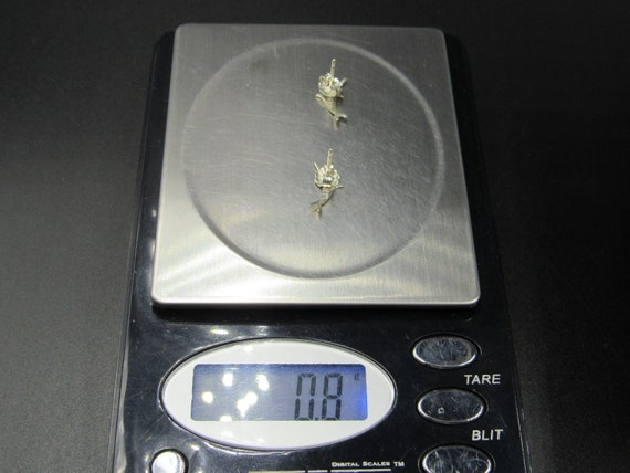 Sterling Silver Very Tiny Dolphin Stud Earrings - image 7