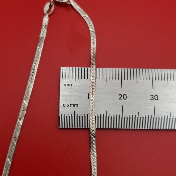 7 Inch 925 Sterling Silver Rustic Pattern Chain B… - image 5