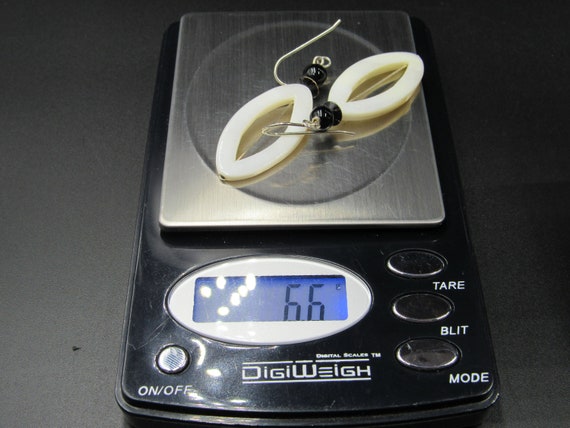 Sterling Silver Unique Shape Shell Dangle Earring… - image 5