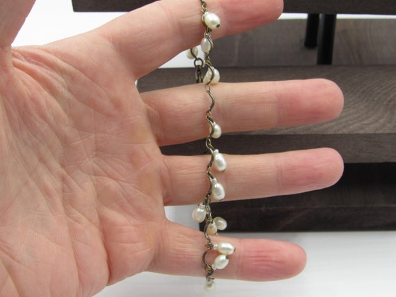 9 Rustic Pearl Bracelet Vintage Elegant Beautiful Everyday Minimalist Statement Simple Unique Stunning Jewelry Gift
