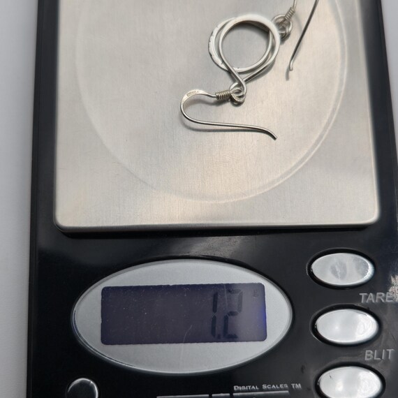 Sterling Silver Simple Small Shape Dangle Earring… - image 5