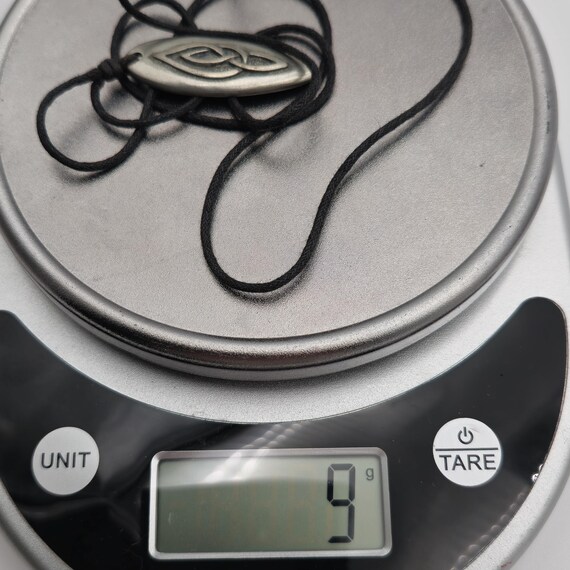 Handmade Cord And Rustic Celtic Pattern Pendant N… - image 6