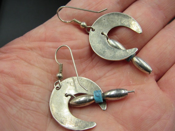 Sterling Silver Weird Pattern Special Earrings Vi… - image 3
