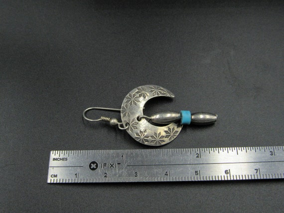 Sterling Silver Weird Pattern Special Earrings Vi… - image 4