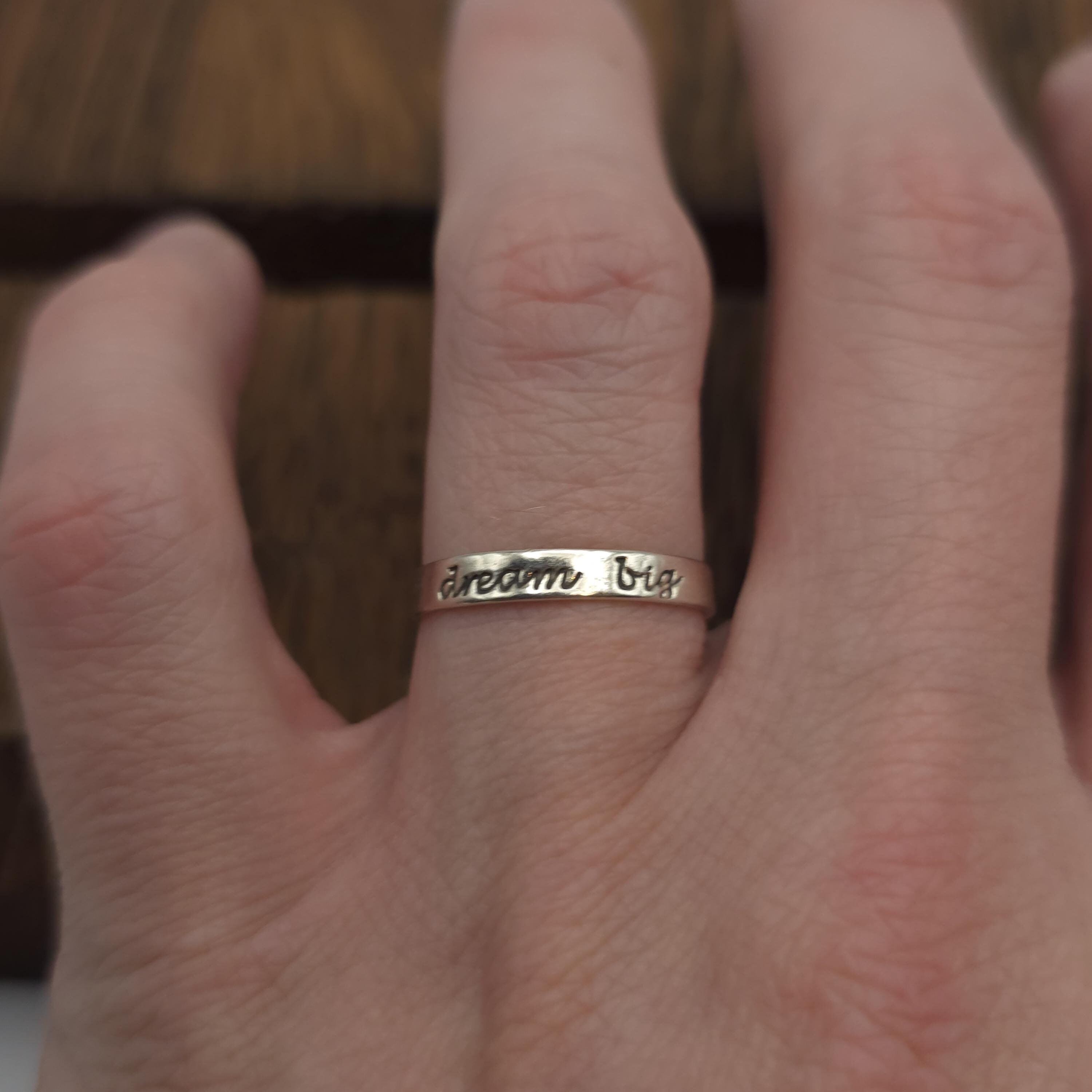 Size 7 Sterling Silver Dream Big Ring A994 - Etsy