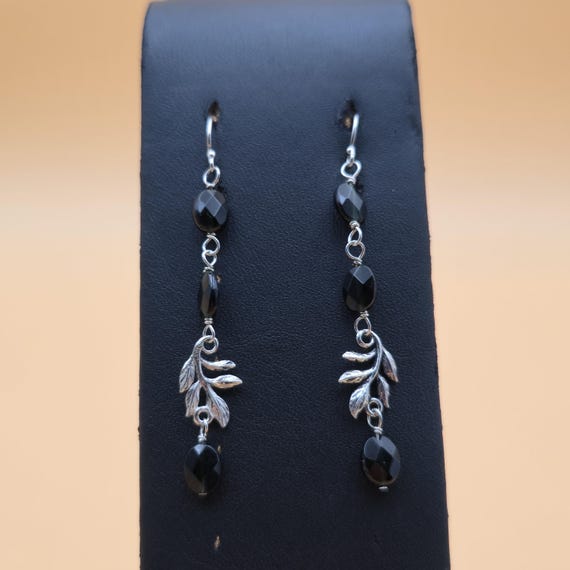 Sterling Silver Semi Translucent Stone Nature Dan… - image 1