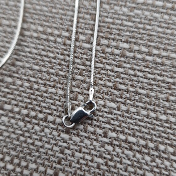 16 Inch Sterling Silver Simple Orb Pattern Chain … - image 4
