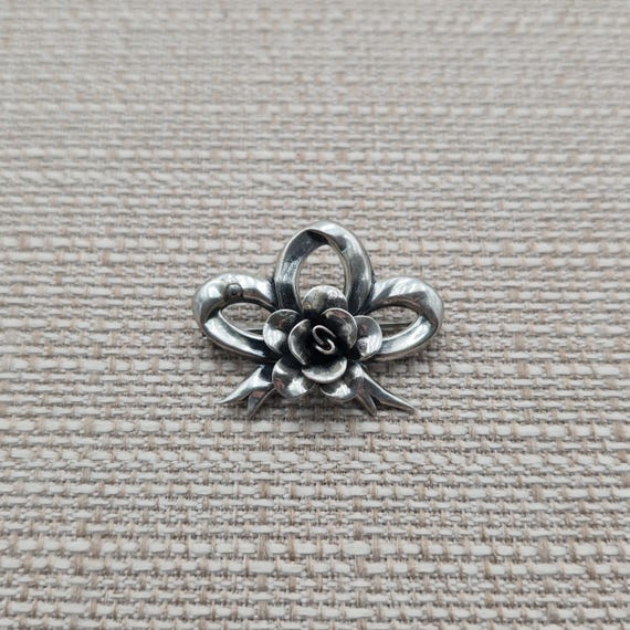 Sterling Silver Rustic Flower Cute Pin Brooch A3921 - Etsy