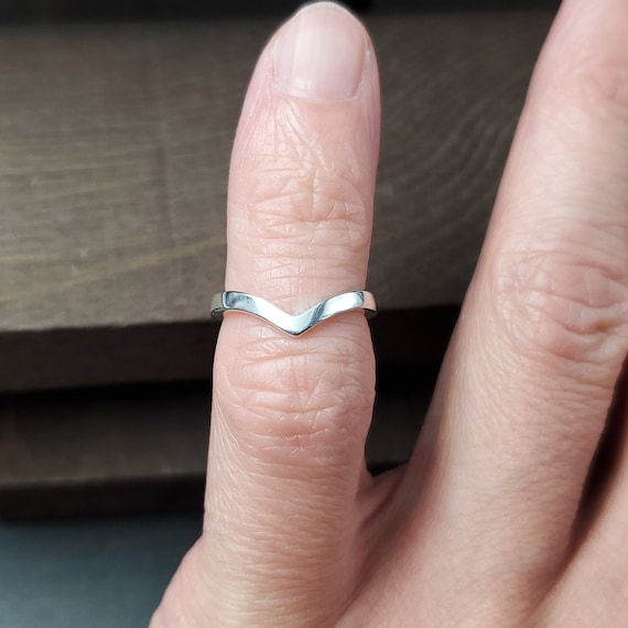 Size 3 Sterling Silver Small Solid B Shape Toe Ba… - image 1