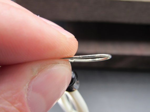 Sterling Silver Unique Shape Shell Dangle Earring… - image 3