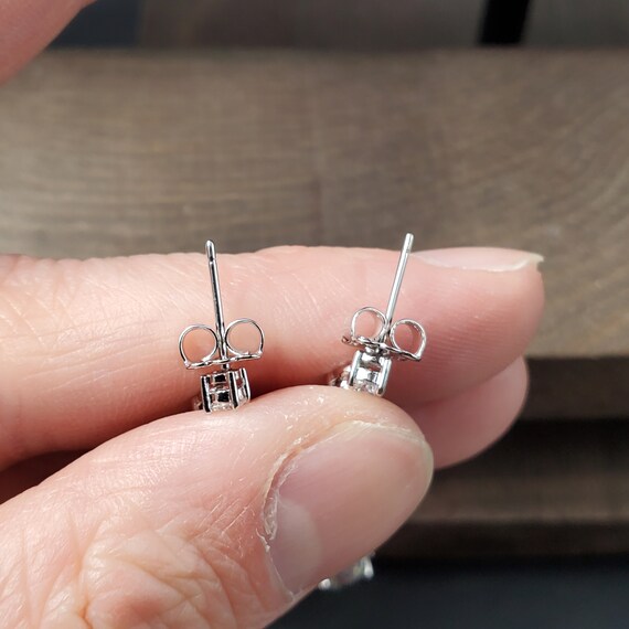 Sterling Silver String Of Bright Cubic Zirconia D… - image 4