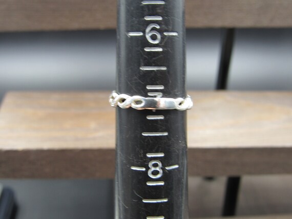 Size 7 Sterling Silver Rustic Rough Ruby And CZ G… - image 7