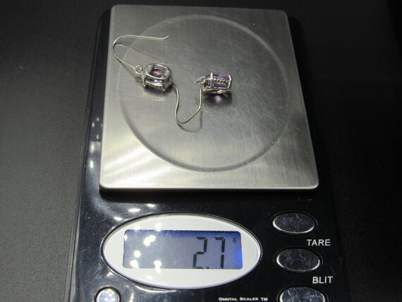 Sterling Silver Braid Pattern Amethyst Gemstone E… - image 5