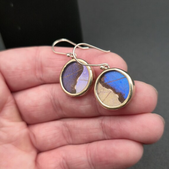 Sterling Silver Unique Pattern Half Hoop Earrings… - image 3